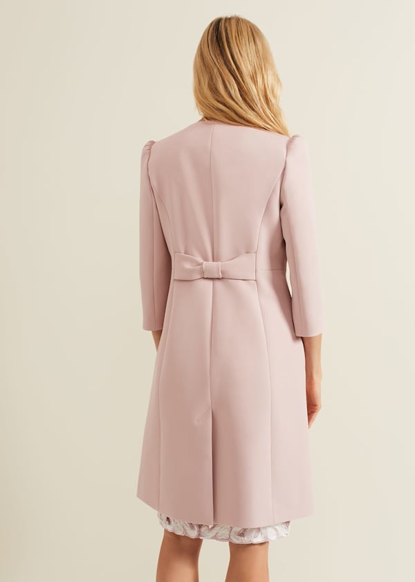 Venita Bow Long Jacket