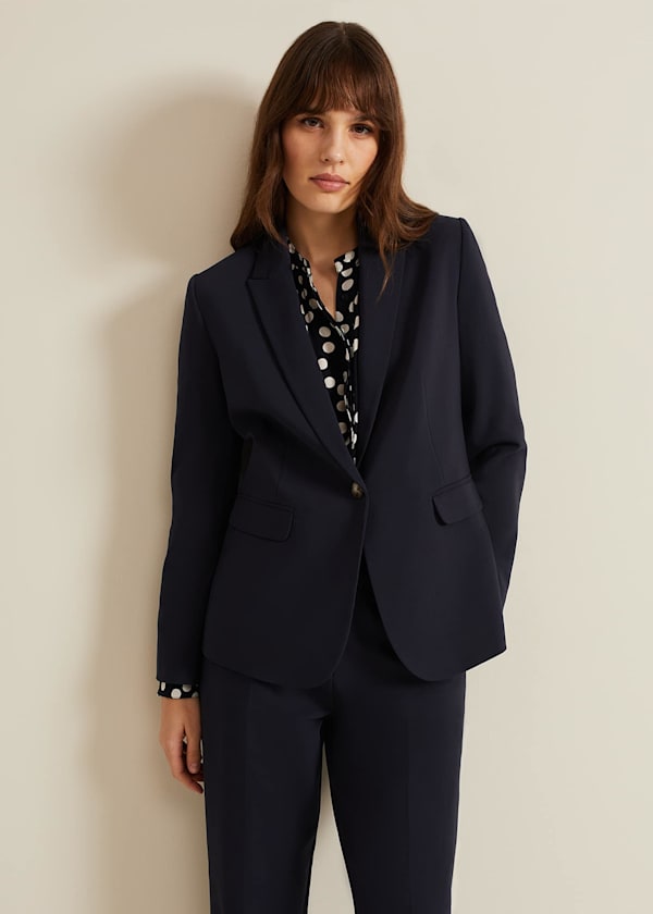 Ulrica Fitted Suit Jacket