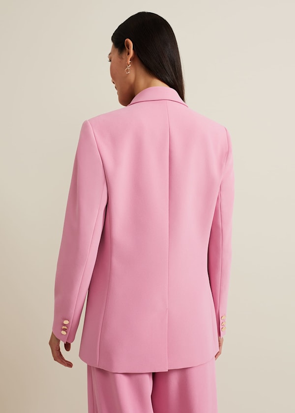 Elandra Pink Tux Blazer