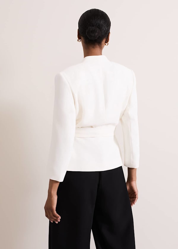 Sophin Ivory Corsage Jacket
