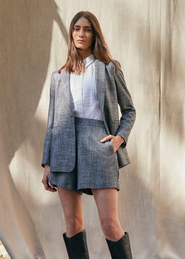Evie Check Blazer
