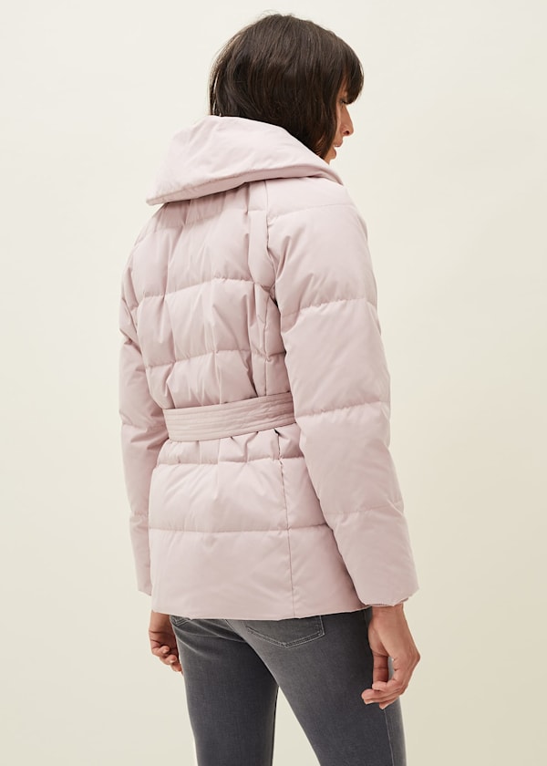 Kyra Short Wrap Puffer Coat