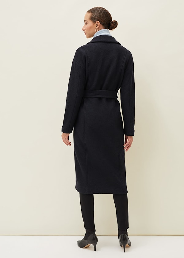 Carlotta Wrap Wool Coat