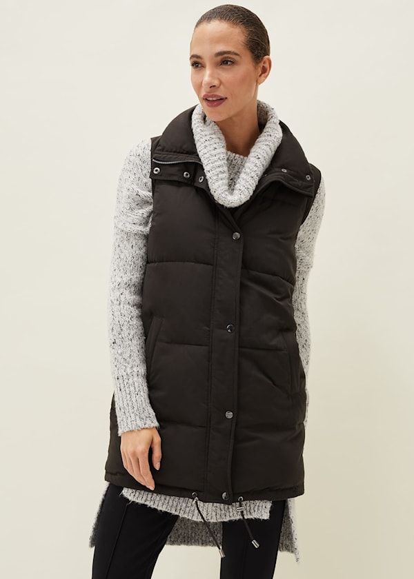 Loula Longline Quilted Gilet