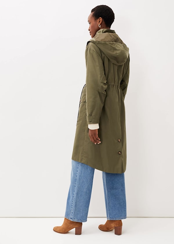 Chloe Longline Parka Coat