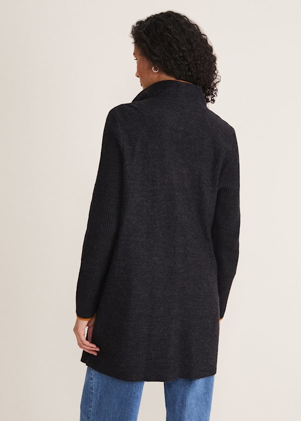 Byanca Zip Knit Coat