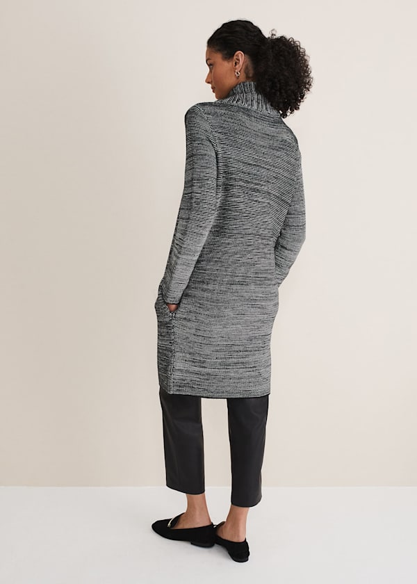 Talia Tweed Knit Coat