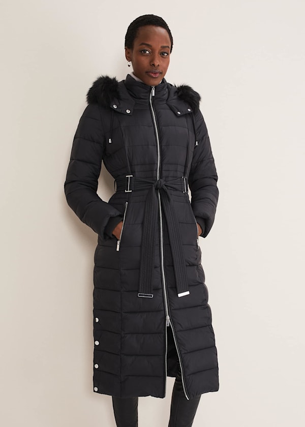 Sofie Waisted Maxi Puffer