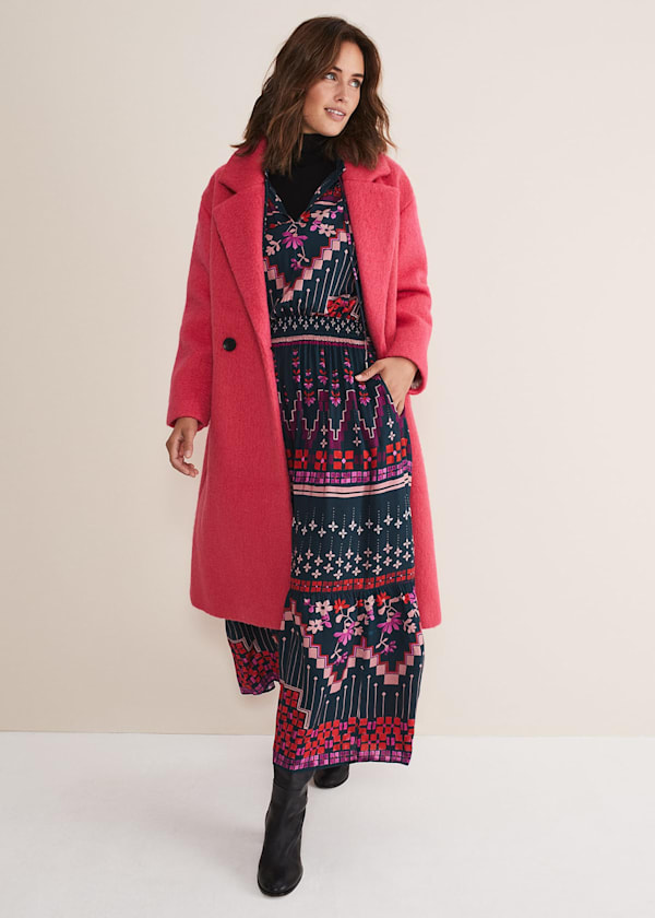 Quinn Textured Cocoon Coat