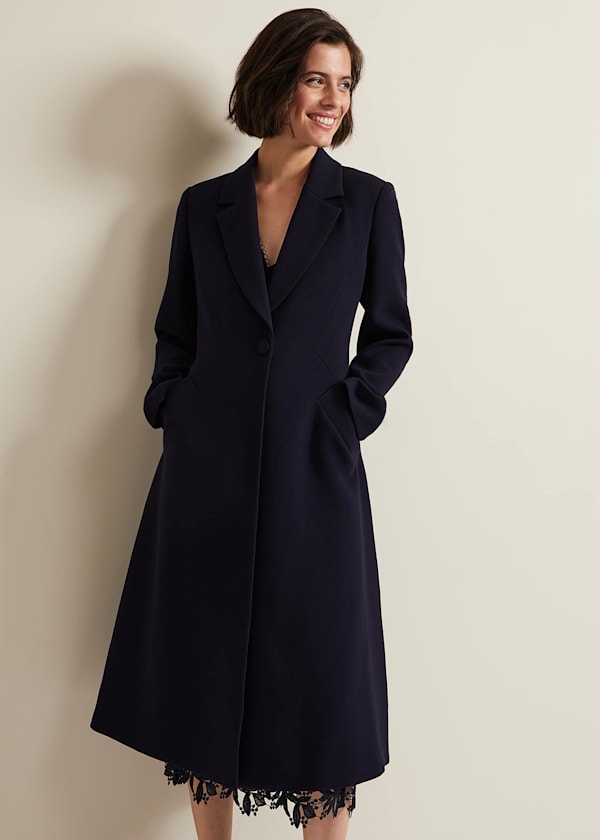 Juliette Crepe Coat