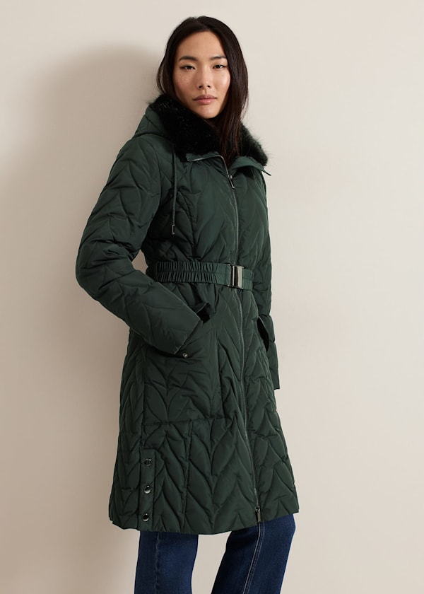 Hollie Midi Quilted Puffer