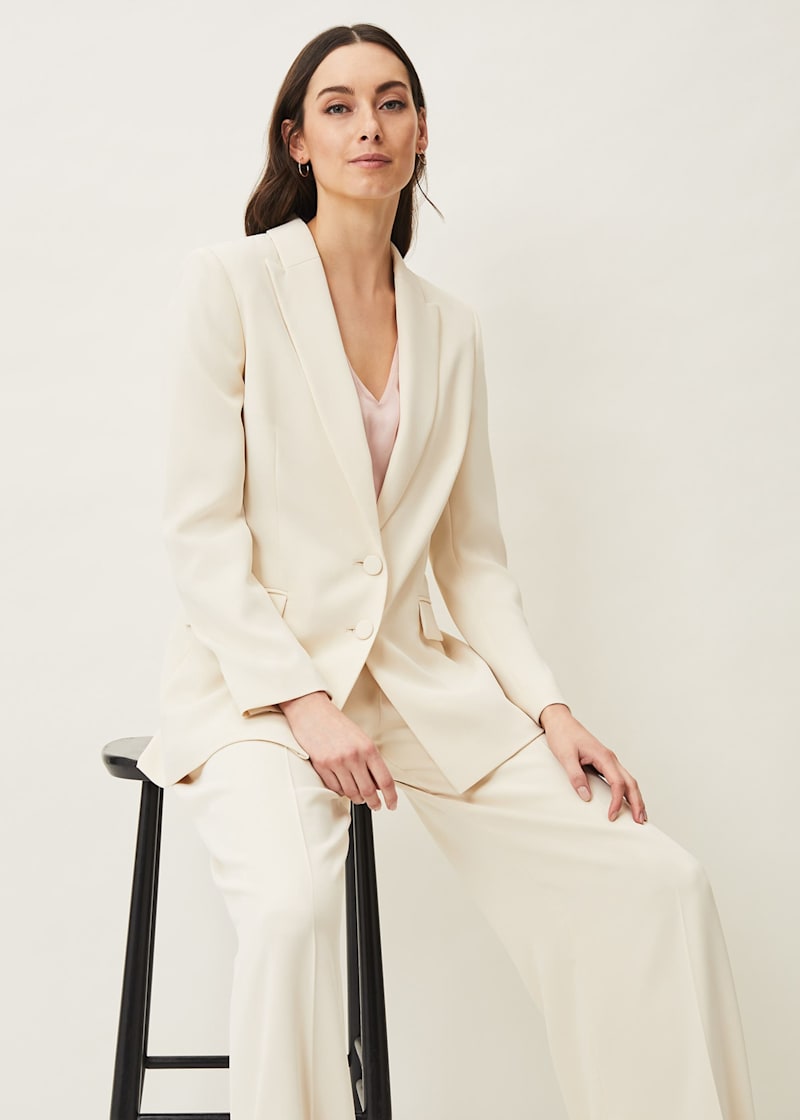 Cadie Wide Leg Suit Trousers