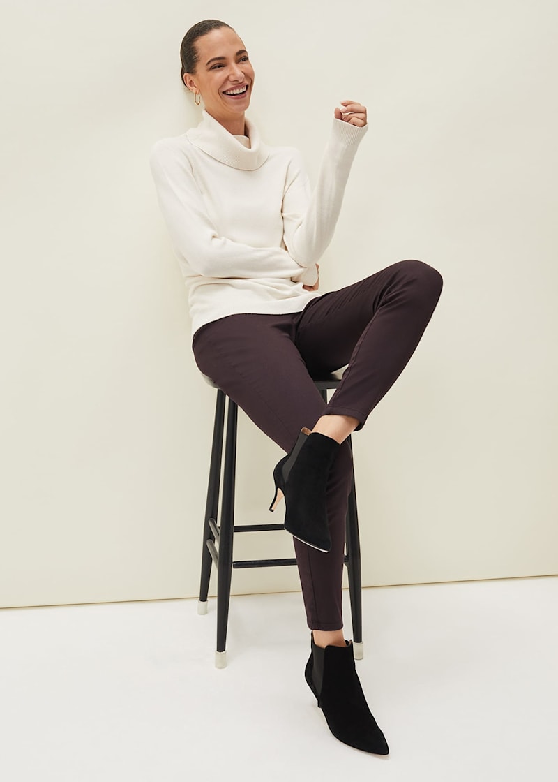 Everlane cashmere crop mockneck sale