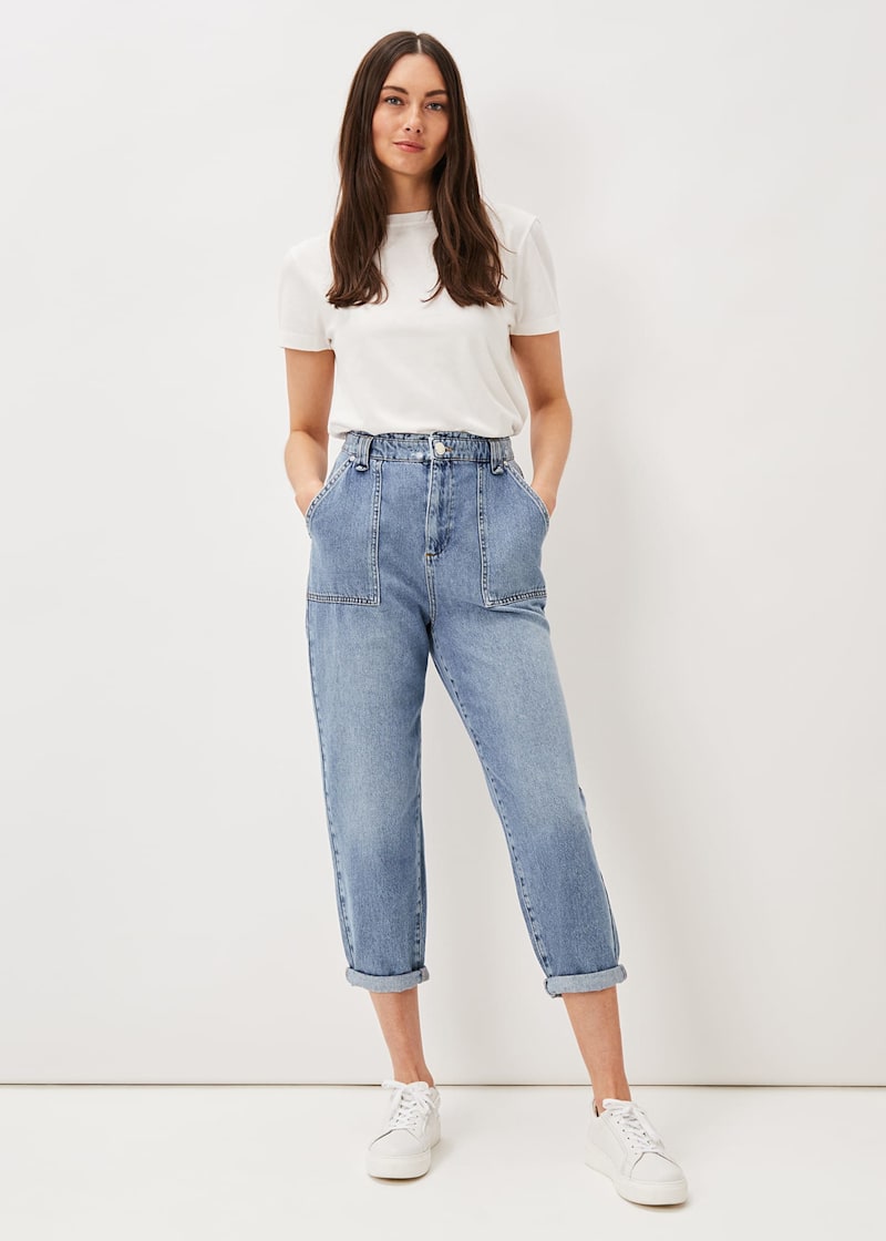 Paperbag waist jean best sale