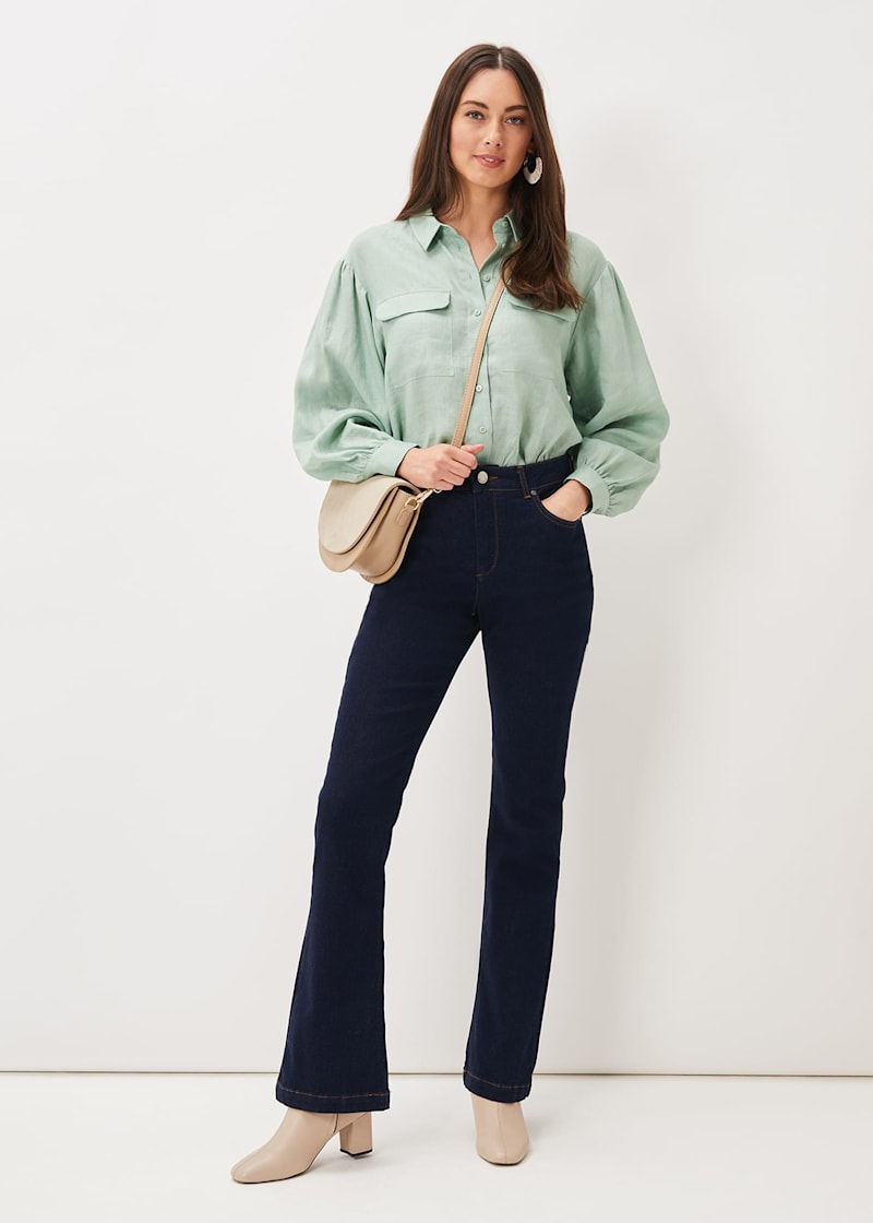 Long boot cut jeans discount