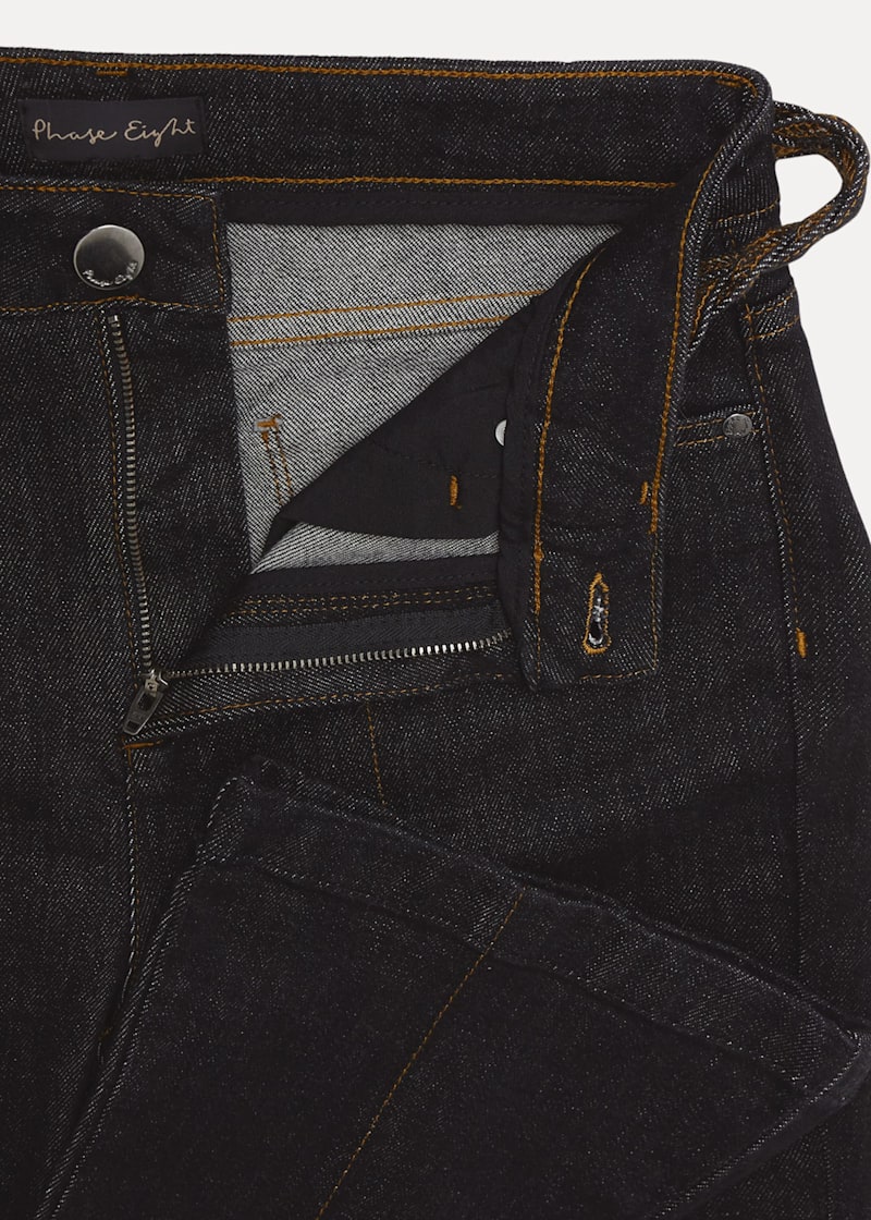 Ayca Topstitch Bootcut Jeans