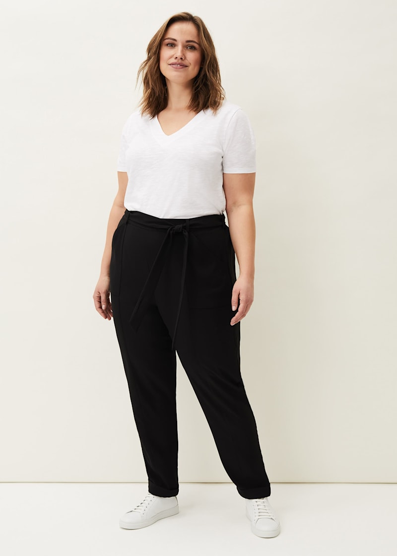 Plus size crepe pants store