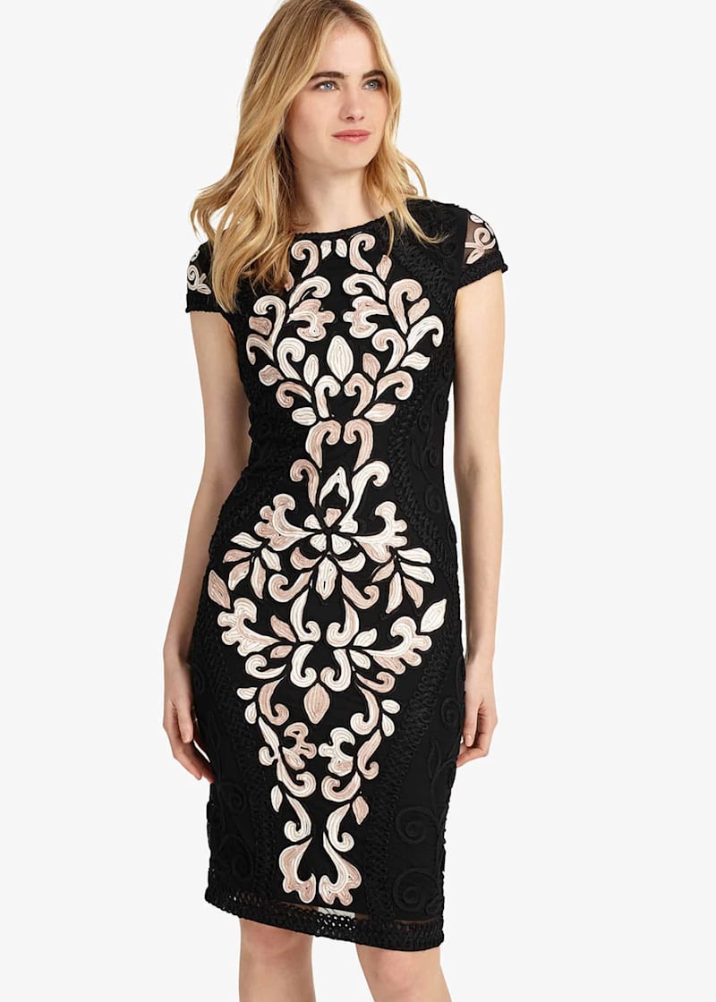 Perdy new arrivals tapework dress