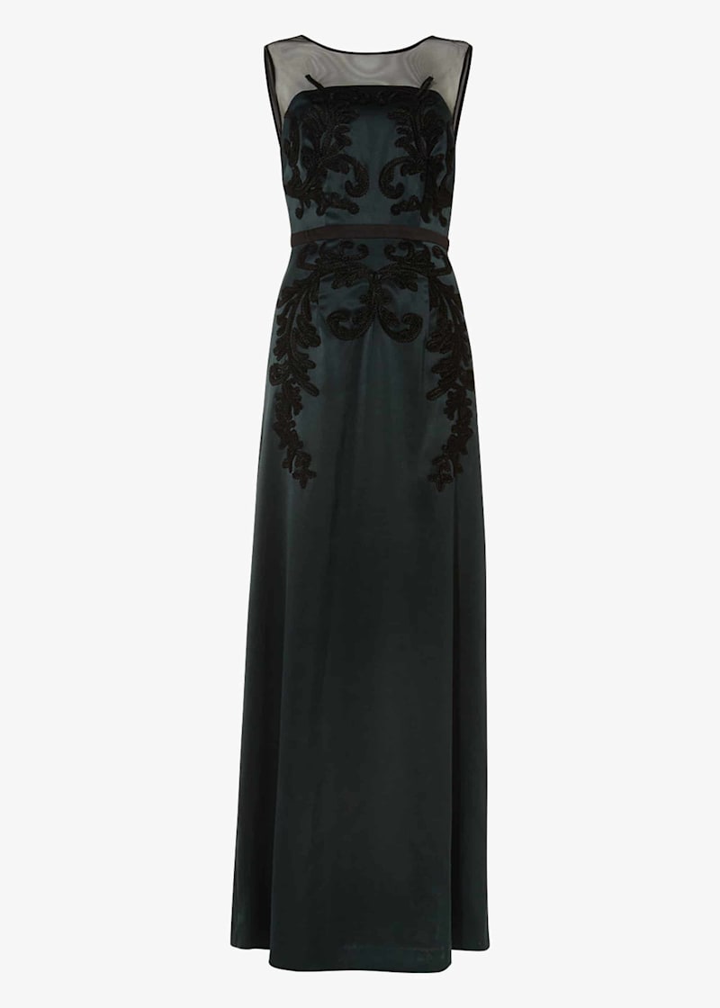Gallia Embellished Full Length Dress