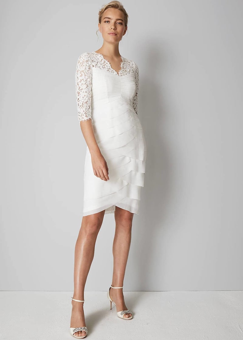 Phase eight short wedding dress sales