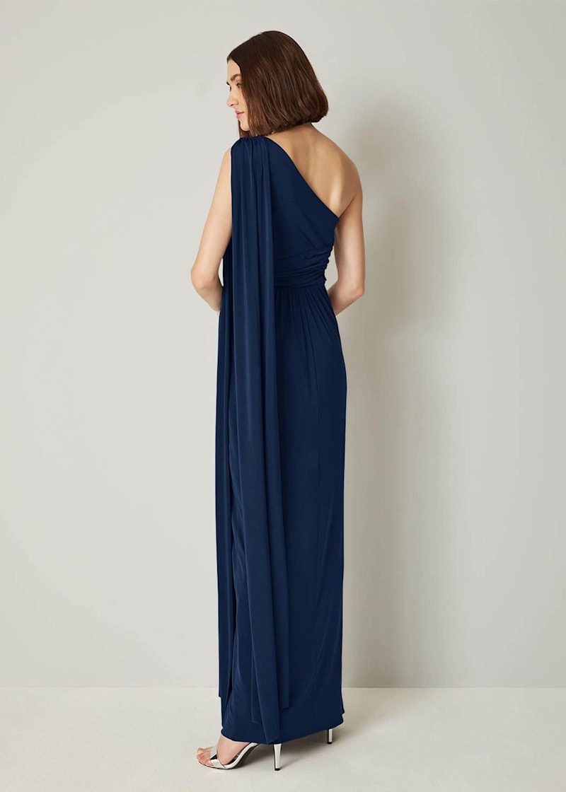 Winnie One Shoulder Maxi Bridesmaid Dress
