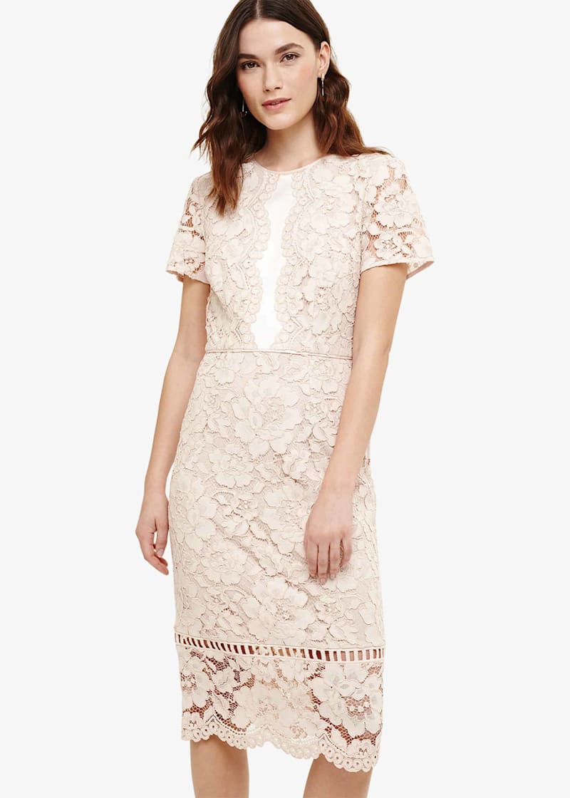 Phase eight darena lace dress deals pink