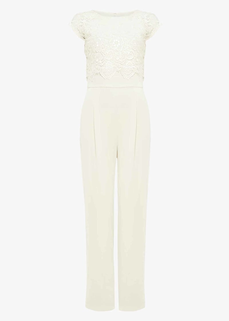 Cortine lace jumpsuit top