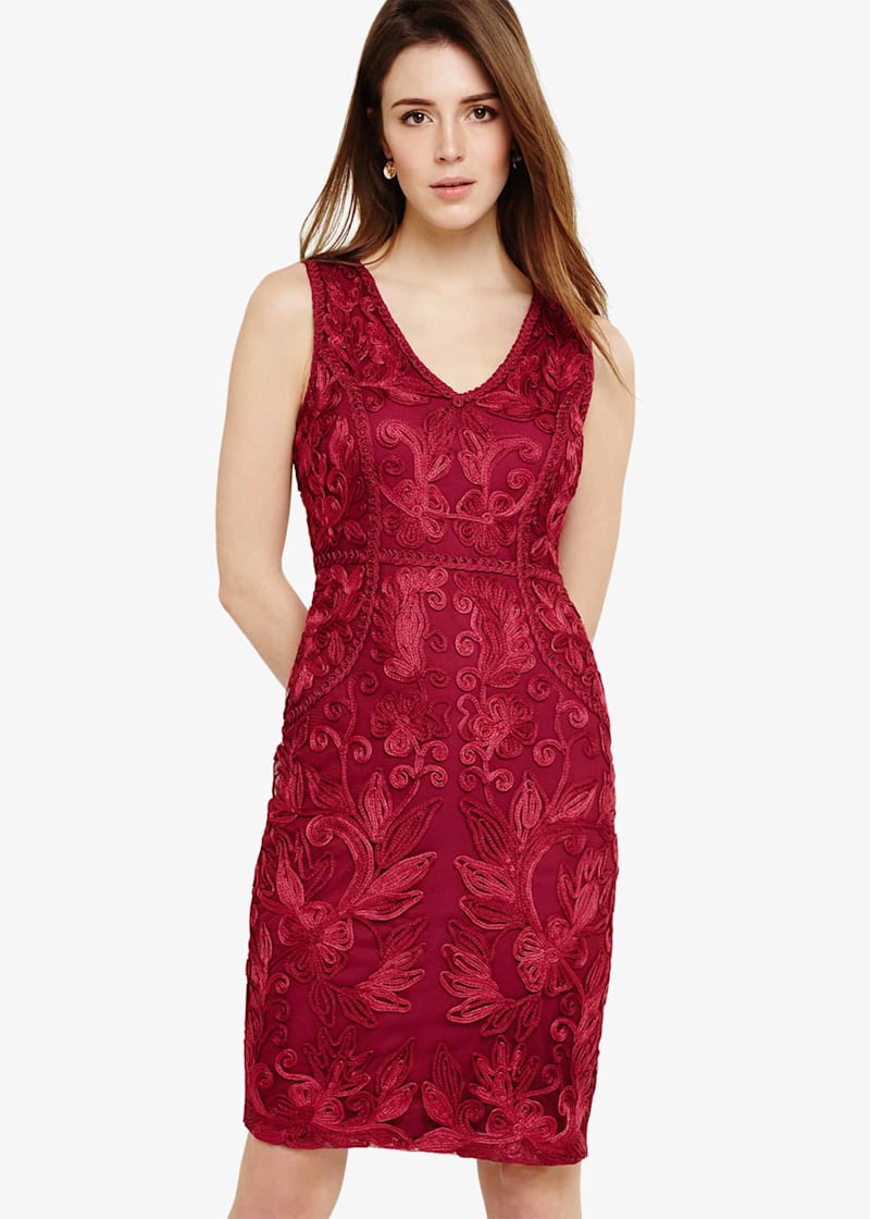 Phase eight red tapework dress discount