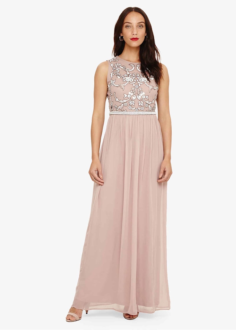 Zahara Embellished Maxi Dress