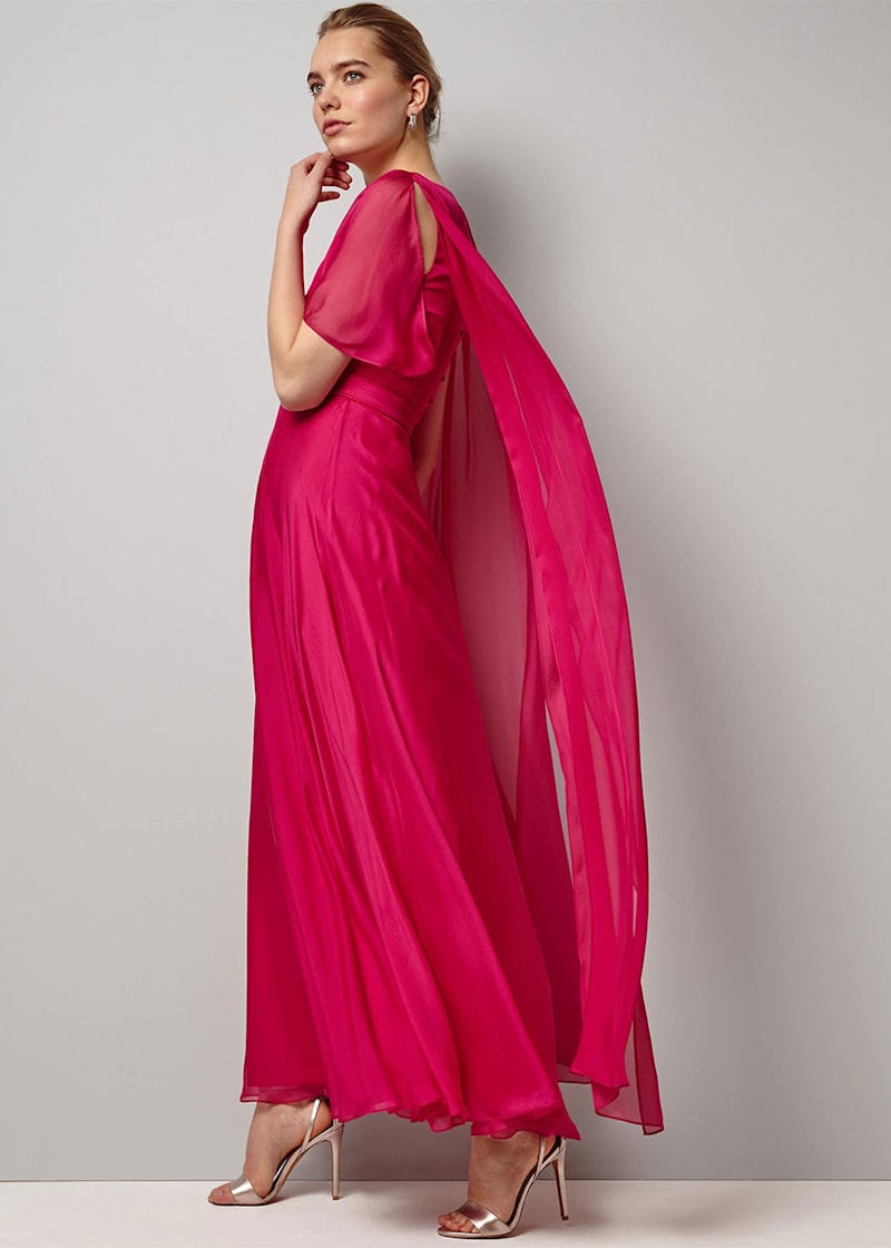 Arwen Silk Drape Dress