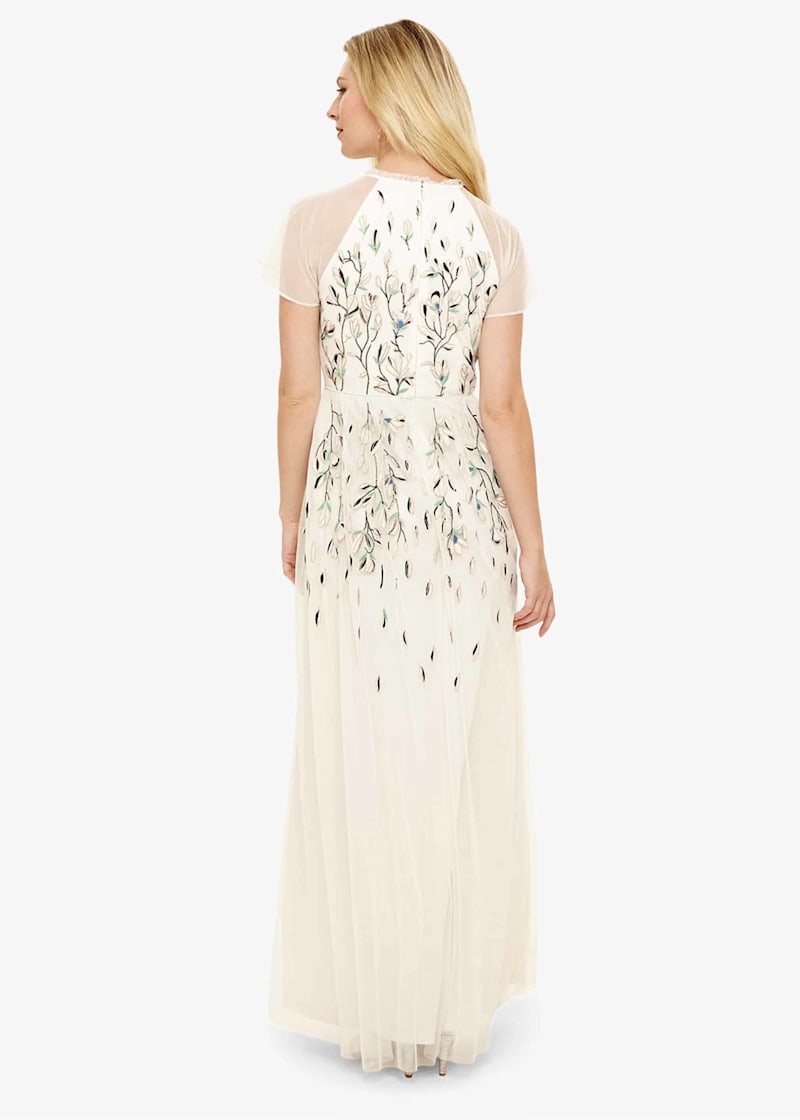 Colette Embroidered Maxi Dress