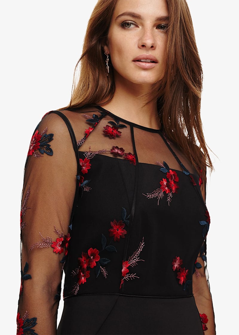 Phase eight felice embroidered dress cheap