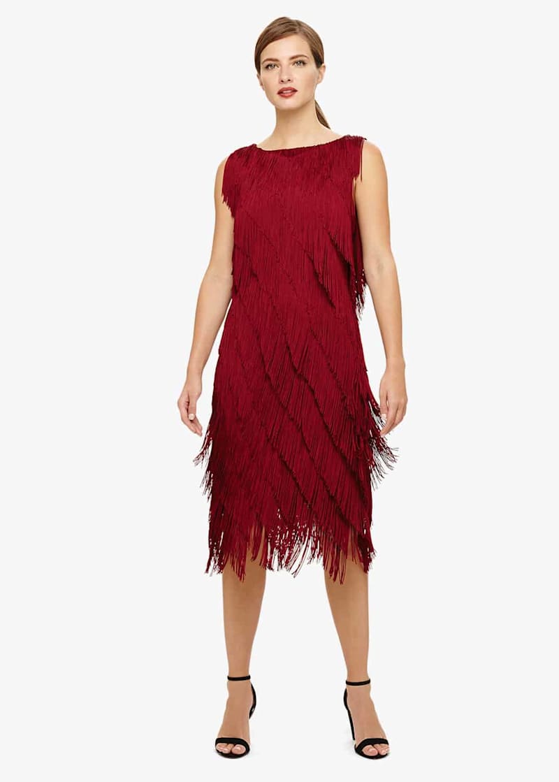 Phase eight bailey fringe dress hot sale