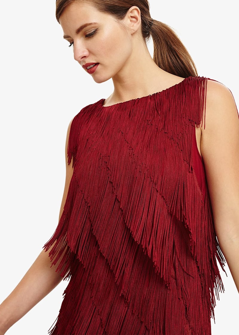 Phase eight kacy fringe dress store