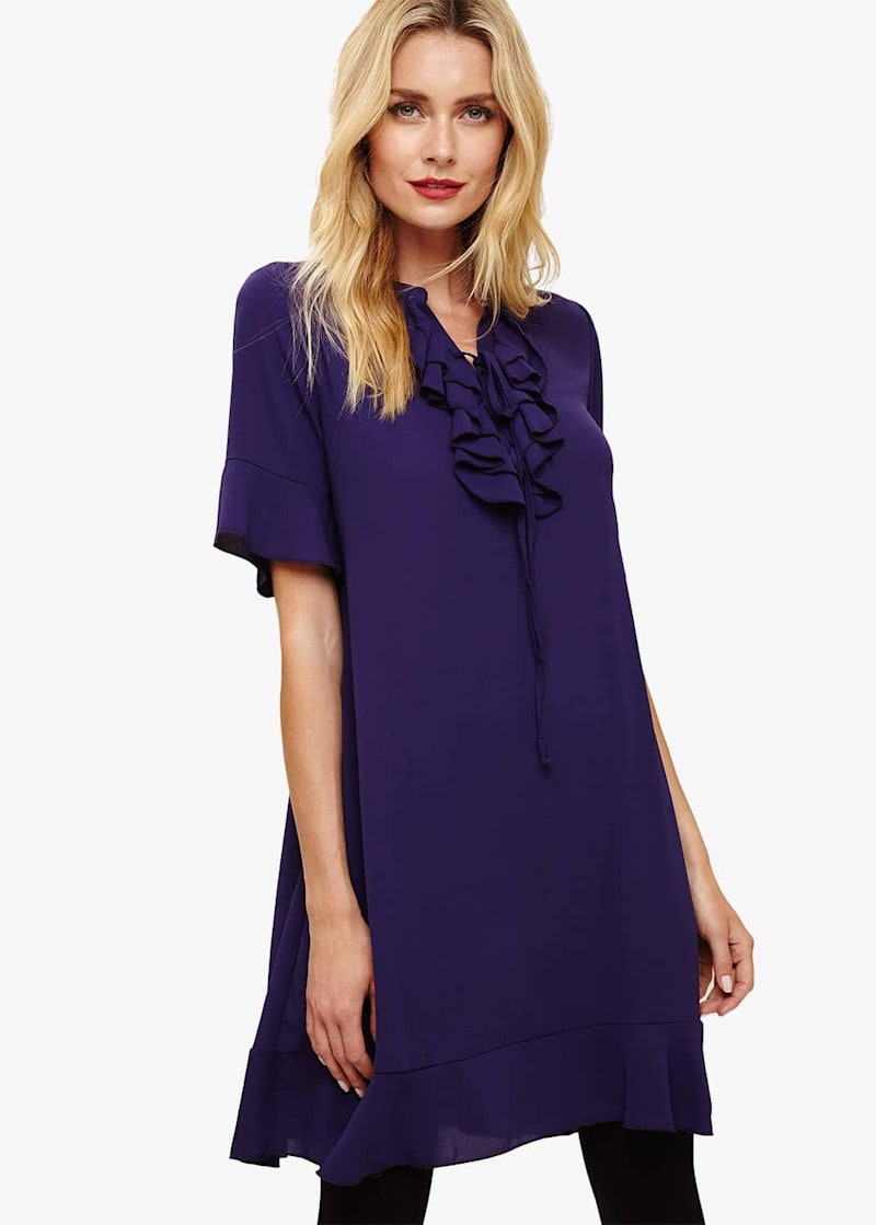 Phase eight sarah frill dress green sales