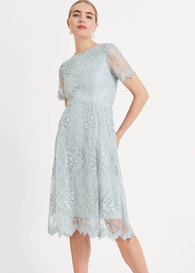 Malia Sequin Lace Dress | Phase Eight UK