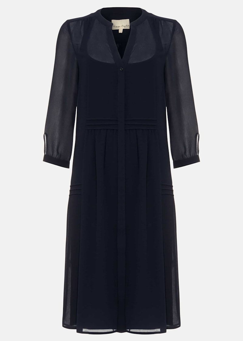 Phase eight remee online chiffon dress navy
