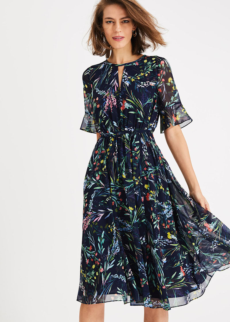 Kristen Floral Print Dress | Phase Eight UK