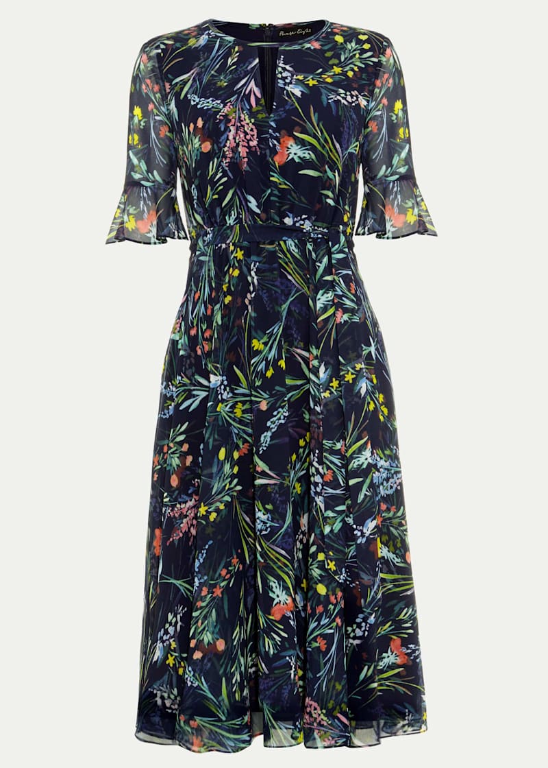 Kristen floral top print dress