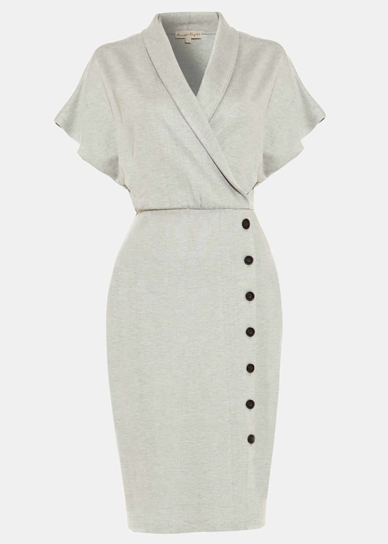 Bianca Button Detail Dress