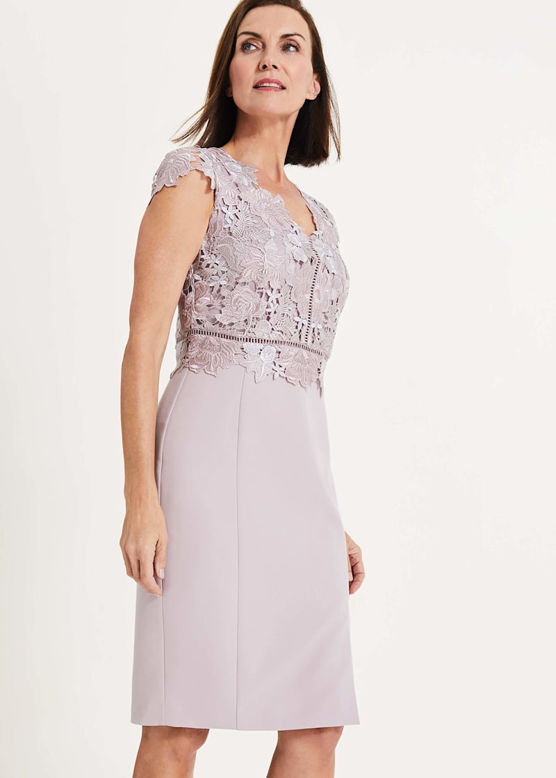 Caroline Lace Bodice Dress