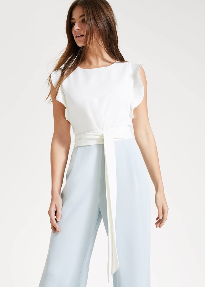 Duck egg blue jumpsuit new arrivals