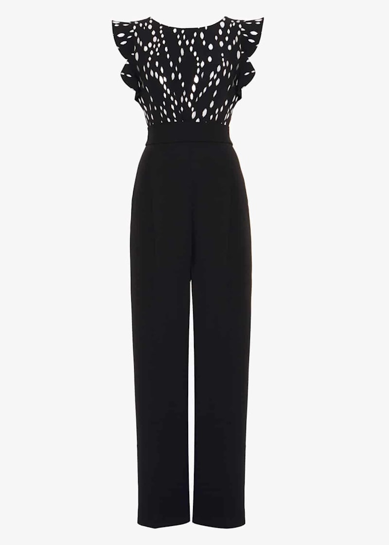 Victoriana Foil Print Jumpsuit