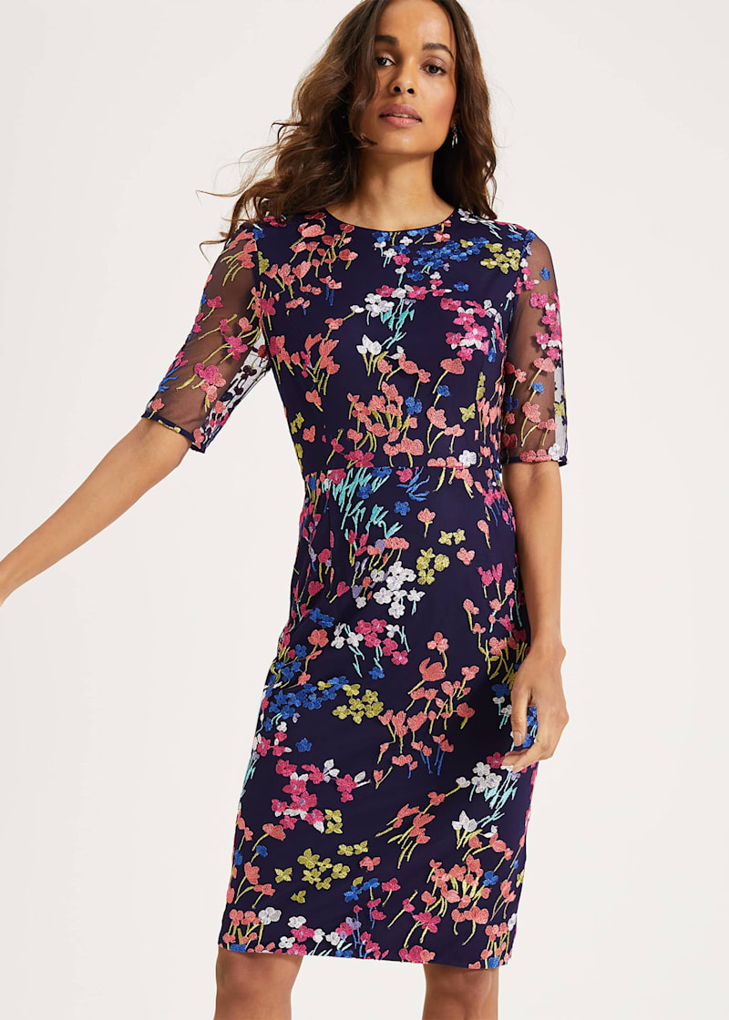 Teodora Embroidered Dress | Phase Eight UK