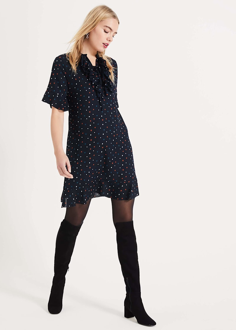 Sarah Star Frill Dress