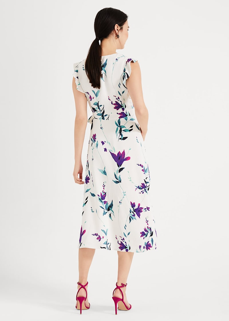 Caylana Print Wrap Dress