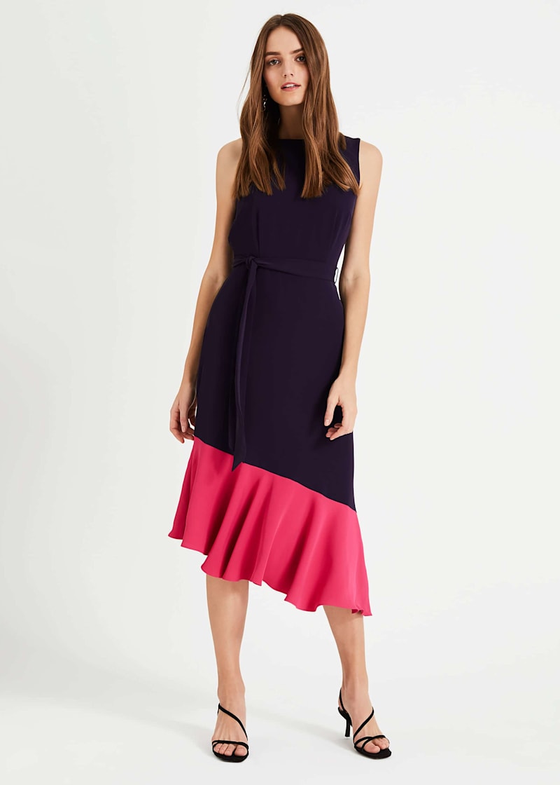 Rosina Contrast Hem Dress