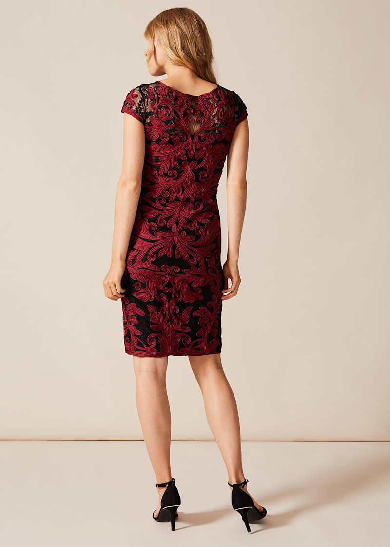 Phase eight darena dress red sales
