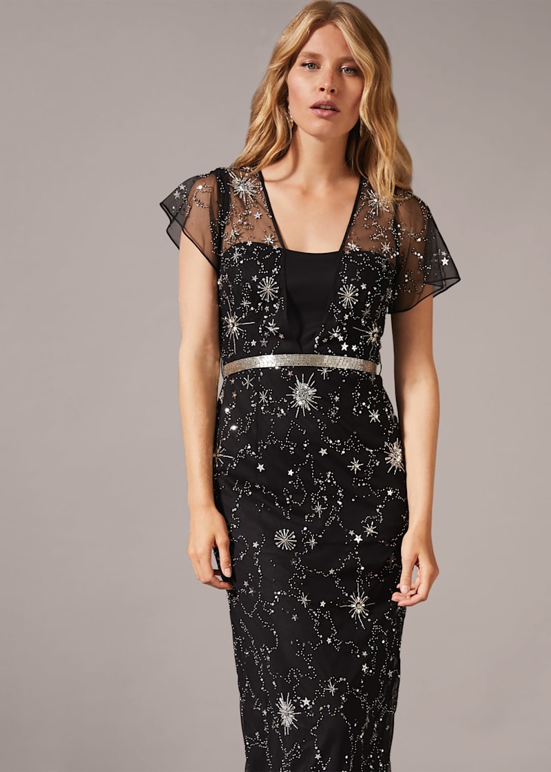 Phase eight beaded dress clearance