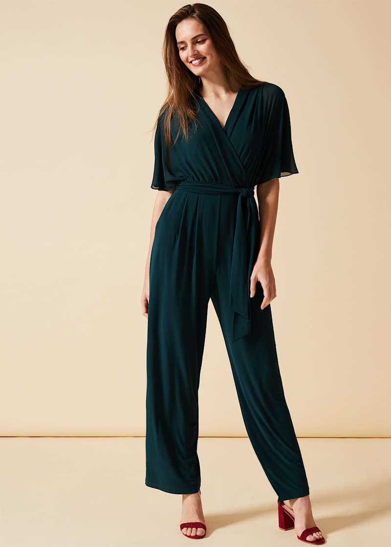 Phase eight oxblood moriko jumpsuit sale